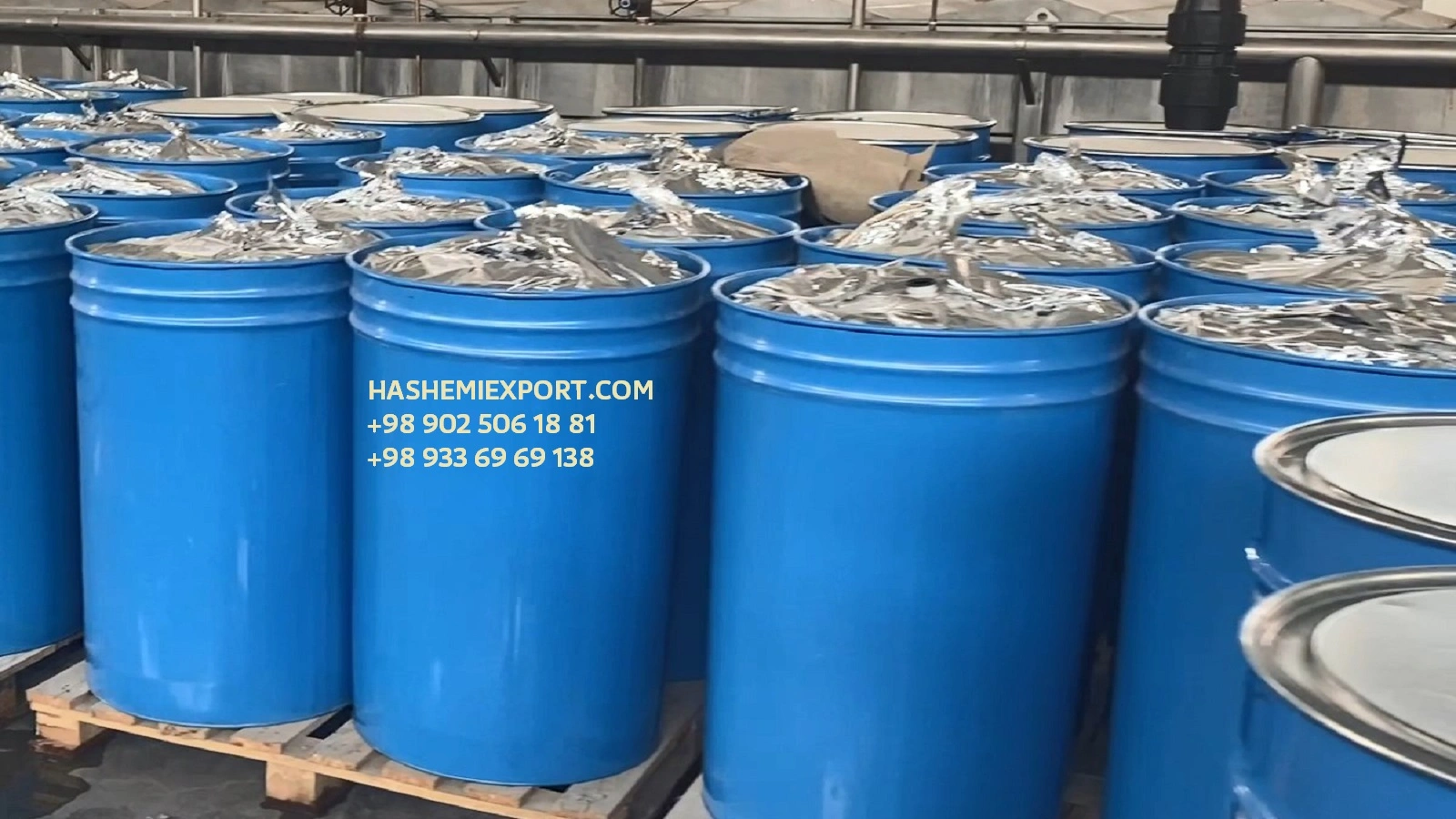 Iranian aseptic tomato paste 36–38 Brix with high color index – export quality.