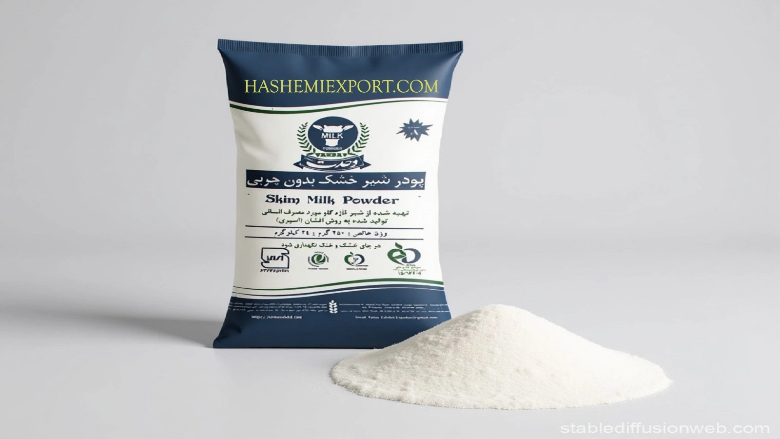 Industrial milk powder from Iran for ice-cream and yogurt production